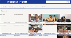 Desktop Screenshot of monster-f.com