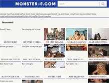 Tablet Screenshot of monster-f.com